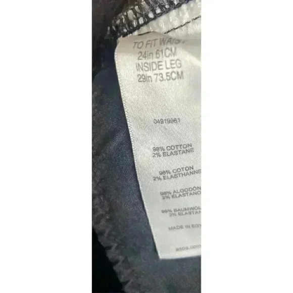 Asos Black High Rise Distressed Jeans Women's Size 24 NWOT! - Picture 4 of 4